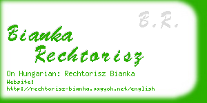 bianka rechtorisz business card
